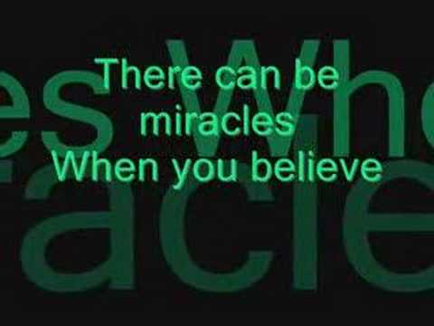 When You Believe- Mariah Carey and Whitney Houston