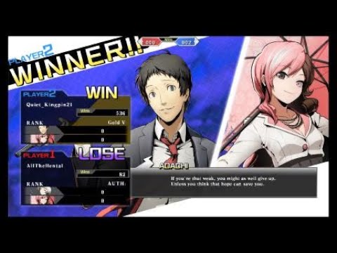 BLAZBLUE CROSS TAG BATTLE 2.0 Adachi and Neo Politan