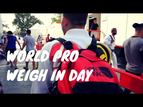Making weight for ABU DHABI WORLD PRO JIU JITSU