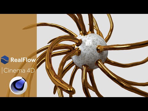 Cinema 4D RealFLow Tutorial Cute Particle Animation