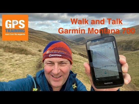 Walk with an Outdoor GPS Unit - Garmin Montana 700