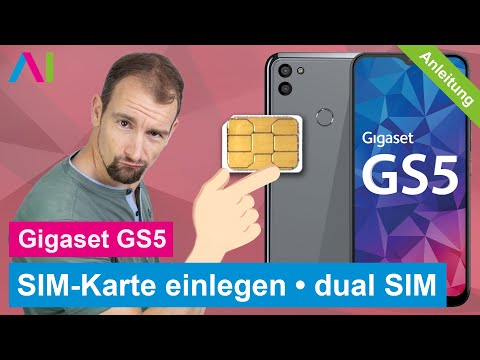 Gigaset GS5 - SIM-Karte einlegen • 🂠 • 📲 • 📡 • Anleitung | Tutorial