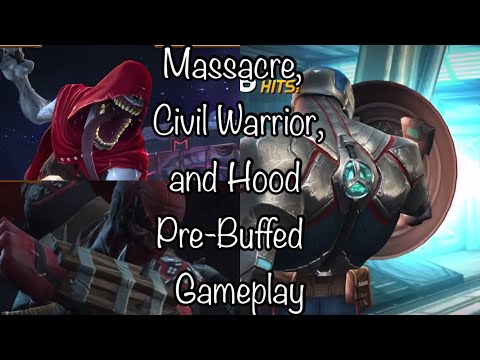 Massacre, Civil Warrior, and The Hood Pre-Buffed Gameplay | TheNinjaCleaner