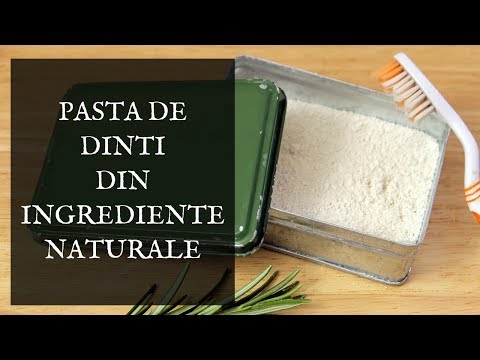 Pasta de dinti din ingrediente naturale