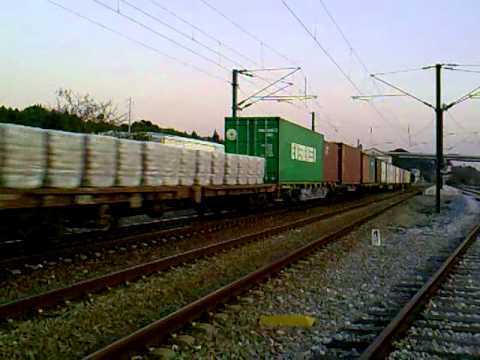 Comboio de Cimento nº 57637 - Estação da Amieira