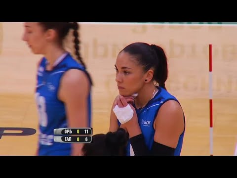 Yulia Gerasymova vs  Galychanka - Best Moments - Volleyball 2015