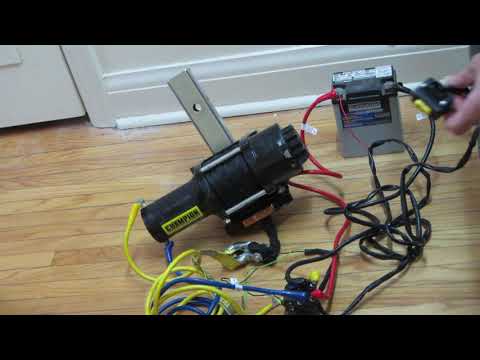 Champion 4500lbs Winch Set-up and Review