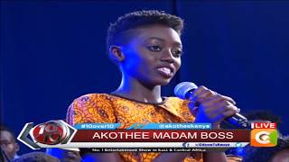 Akothee introduces 'Baby Boss', millionaire first-year daughter #10Over10
