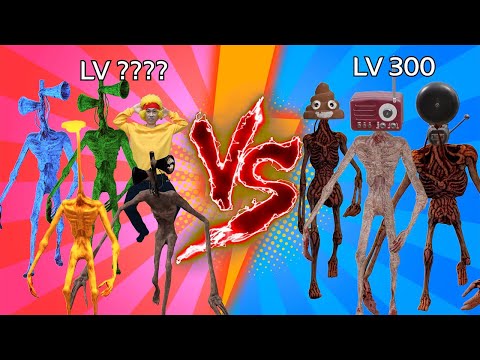 Siren Head Best Monster Battle vs merong