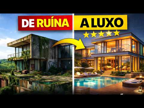 Transformamos uma Mansão Abandonada em um Hotel 5 Estrelas