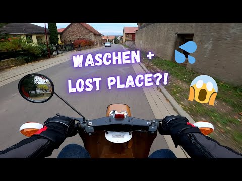 😏 SIMSON SCHWALBE FAHREN 🤩 | Waschen + Lostplace erkunden?! 😨 Teil 2 | Motovlog #26