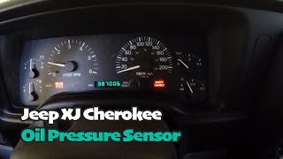 Jeep Cherokee XJ Oil Pressure Sensor Replacement