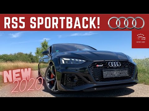 2020/21 Audi RS5 Sportback Black OPTICS 450 HP V6  impressions & sound