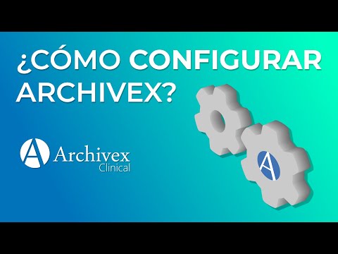 ¿Cómo configurar Archivex?