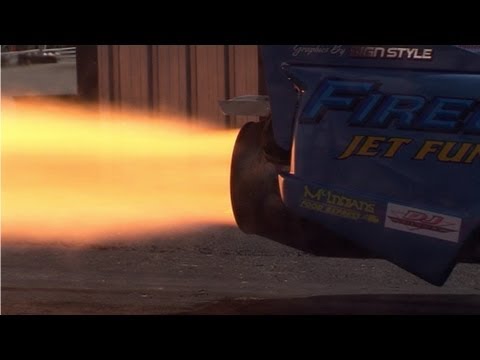 FireForce 3 Jet Funny Car 2013 at the European Drag Racing Championshi Round 1 Santa Pod