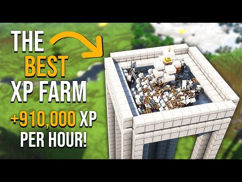 Minecraft BEST XP FARM 1.21 - NEW METHOD - 910,000 XP PER HOUR!