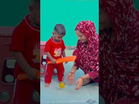 Aadi Ko Bhi Bat ball Khelna Hai ! Big Vs Small Cricket Bat 🏏 😫 #shorts