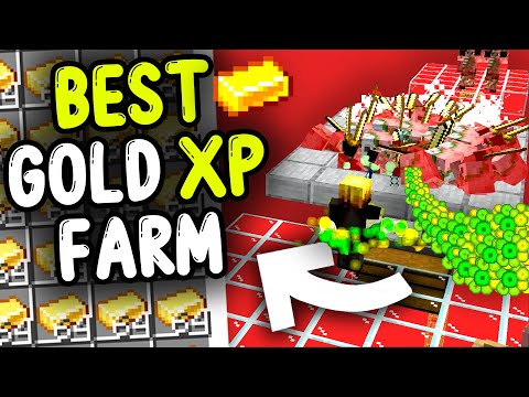 BEST GOLD XP FARM Minecraft 1.21+ (No Portals)