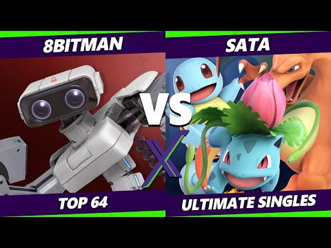 S@X 389 Online Top 64 - 8BitMan (ROB) Vs. SATA (Pokemon Trainer) Smash Ultimate - SSBU