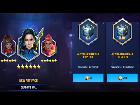 Opening Artifact Chest Using Celestial Essence | Marvel Future Fight