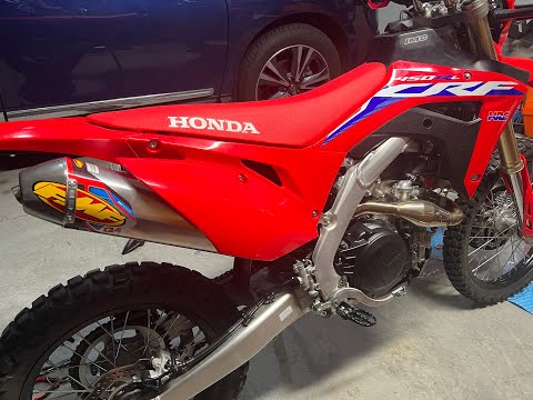 2022 CRF450RL Stock vs FMF Exhaust