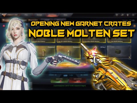 CrossFire West: Opening New Garnet Crates (Noble molten set) - Garnet prospect - Winning rare item
