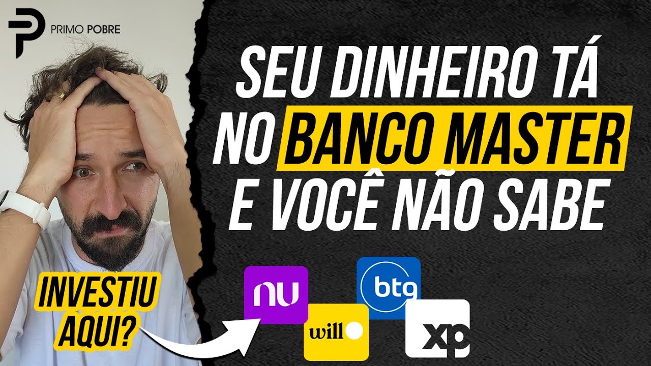 SEU DINHEIRO ESTAVA NO BANCO MASTER!