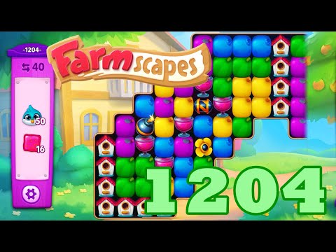 Farmscapes Level 1204 HD Gameplay Walkthrough | 3 - match game | android | ios | pc | GameGo Game