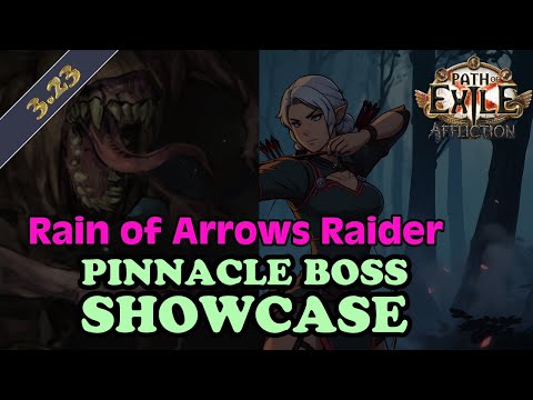 Bossing on Raider Rain of Arrows Path of Exile 3.23 Build Guide