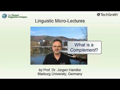 SYN_014 - Linguistic Micro-Lectures: Complements