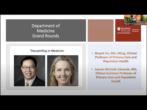 Storytelling In Medicine | DoM Grand Rounds | 11 Jan 2023