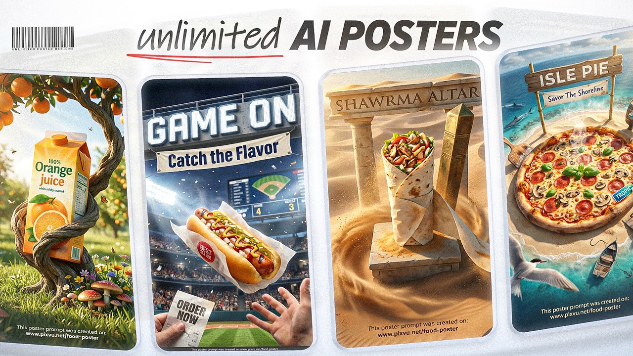 World’s Shortest Poster Design Course (Using AI)