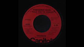 Remember What I Told You to Forget (Tavares)