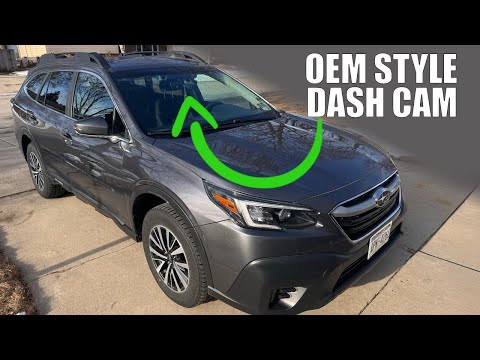 Subaru Outback Dash Cam Install - Mangoal OEM Style Dash Cam #dashcam #mangoal