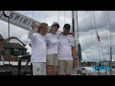 Swan 651 'Spirit of Helsinki' (FIN) arrives in Southampton for the Ocean Globe Race 2023