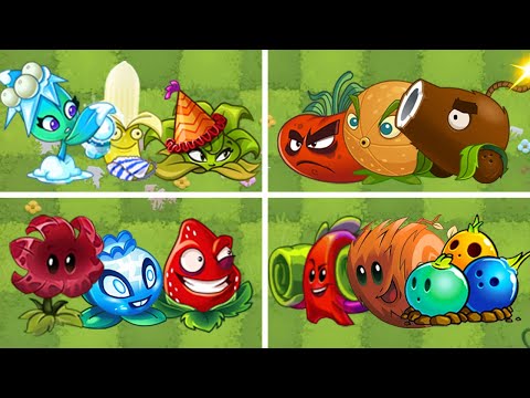 Team MANUAL x RECHARGE x REST x MISC Plants Max Level - Who Will Win? - PvZ 2 Team 03 Plant