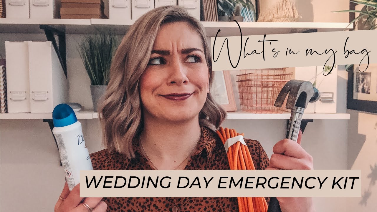 What to Include in Your Wedding Emergency Kit