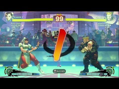 GameOutttt [Guile] vs KUU 360 [Chun] SSF4 Japanese Online Ranked Matches - TRUE-HD