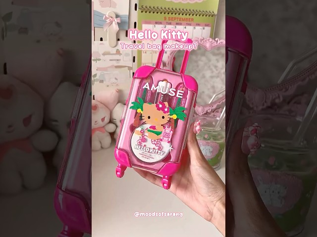 Vídeo relacionado con Hello Kitty Sanrio Set Belleza Niña Mujer con Esponja Maquillaje y Titular, Discos Desmaquillantes Reutilizables, Cepillo pelo Viaje, Ideas de Regalos