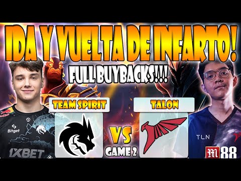 TEAM SPIRIT VS TALON BO3[GAME 2] ELIMINACIÓN - YATORO VS 23SAVAGE - THE LIMA MAJOR 2023 - DOTA 2