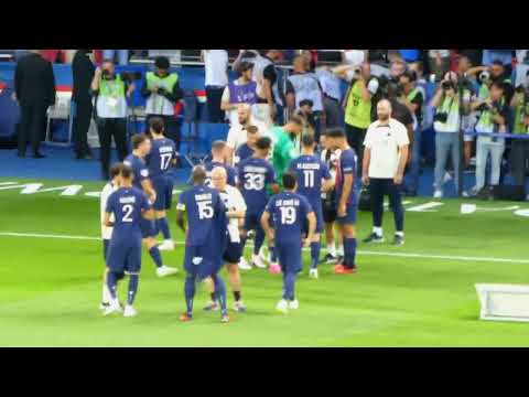 PSG / FC Lorient 12.08.2023 : 0-0 (L1 J1) 3/3 : Entrée des équipes