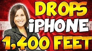 Woman Drops iPhone 1,400 Feet & Still Works! (56 Kill TDM)