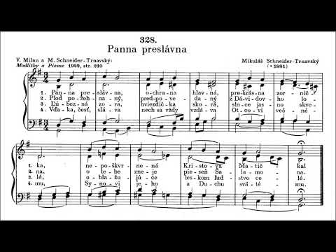 JKS 328 - Panna preslávna (ein Marienlied)