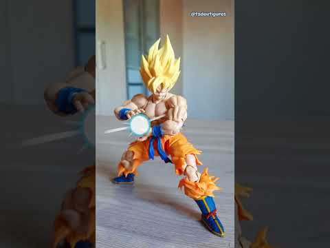 Oi, eu sou o Goku, sou um super saiyajin! #dragonball #actionfigures