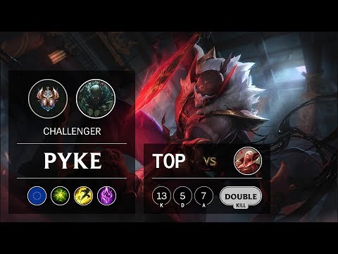 Pyke Top vs Vladimir - EUW Challenger Patch 9.14
