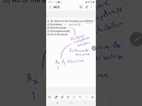 Pharmacy Question and Answer discussion: Q53: NSAID Non-Steroidal Anti-inflammatory Drug