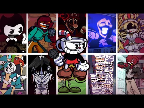 Technicolor Tussle, But Everyone Sings It ☕ (FNF Technicolor Tussle But Different Characters Sing)