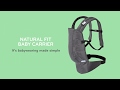 миниатюра 0 Видео о товаре Рюкзак-переноска Evenflo Natural Fit, Boulder (Серый)
