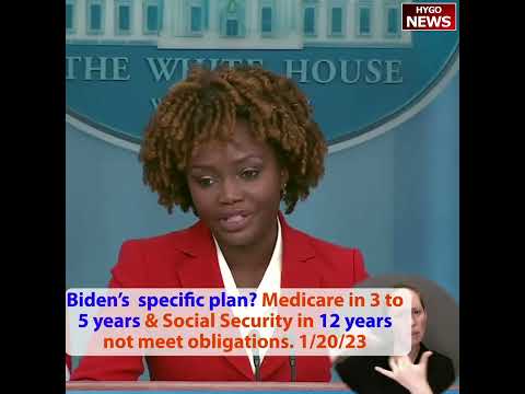 Asked for Biden's Plan to Keep Social Security and Medicare Solvent, Jean-Pierre Attacks 'MAGA Republicans' (January 20, 2023)