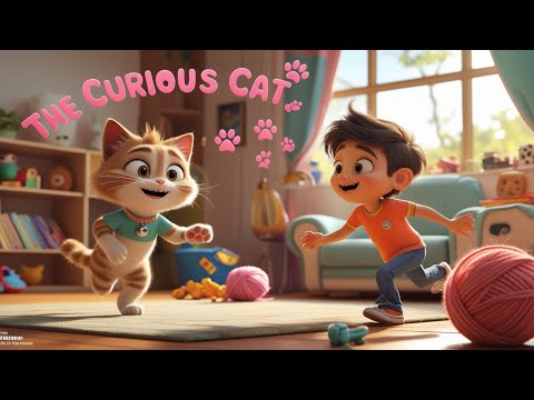 The Curious Cat | Chunnu & Munnu’s Mischievous Pet Story | Funny Rhymes for Kids